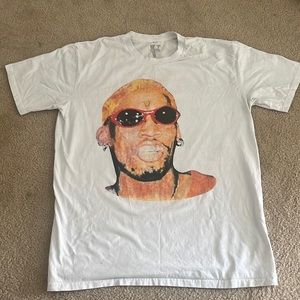 Vlone × Rodman Airbrush T-Shirt White